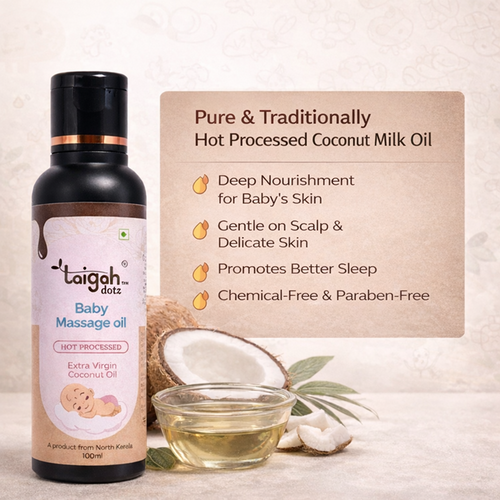 Pure, Chemical-Free Coconut Oil for Babies, 100ml