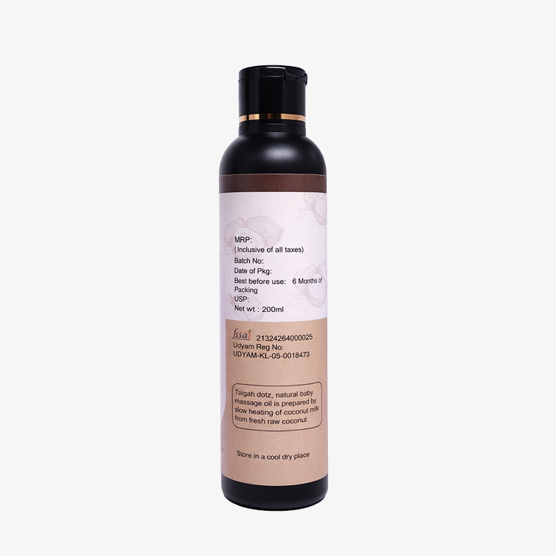 Pure, Chemical-Free Coconut Oil for Babies, 200ml
